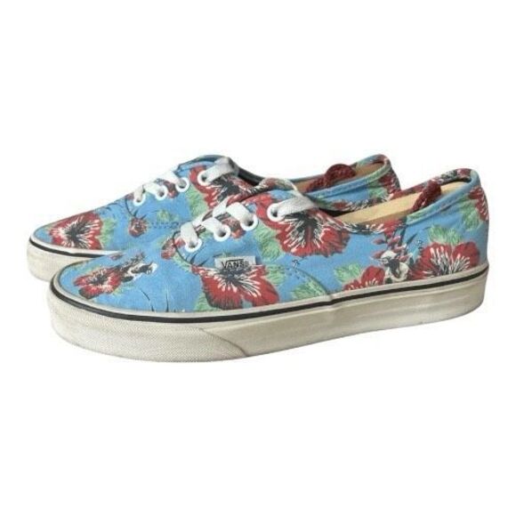 VANS Aloha Yoda Star Wars Blue Shoes Men 6 Women 7.5 May The Force Be With You - Picture 1 of 11